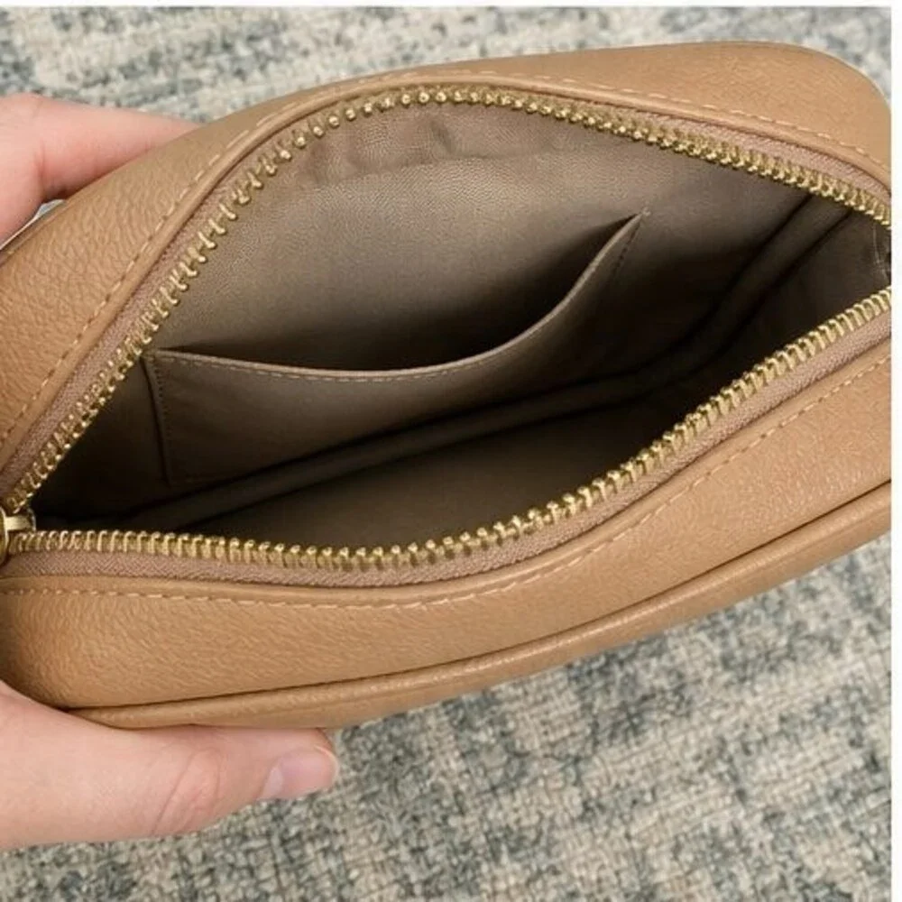 Tan Faux Leather Bag